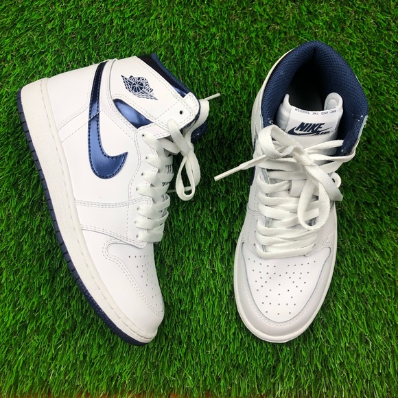 Air Jordan 1 Retro High OG ‘Metallic Navy’ - Picture 1 of 7